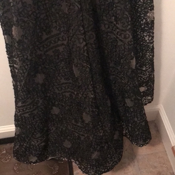 NWT BHLDN Sara Emanuel Presley Dress Black size 6 - Picture 17 of 17